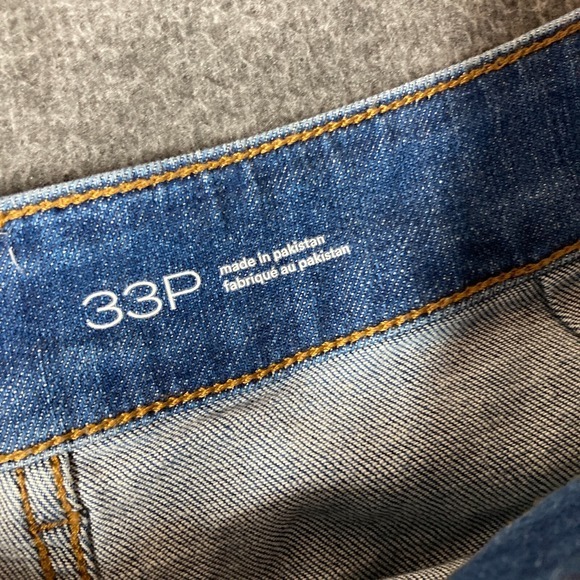 Pilcro‎ Cargo Jeans Womens Petite 33P Blue Cropped Ankle - Picture 5 of 13